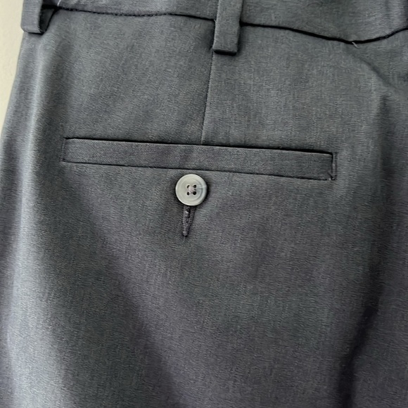 Haggar Men's Dark Gray Dress Pants - Picture 3 of 6